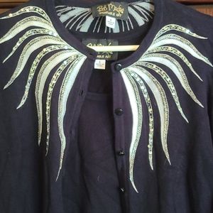 Bob Mackie Two Pcs Sweatet Set Size Small